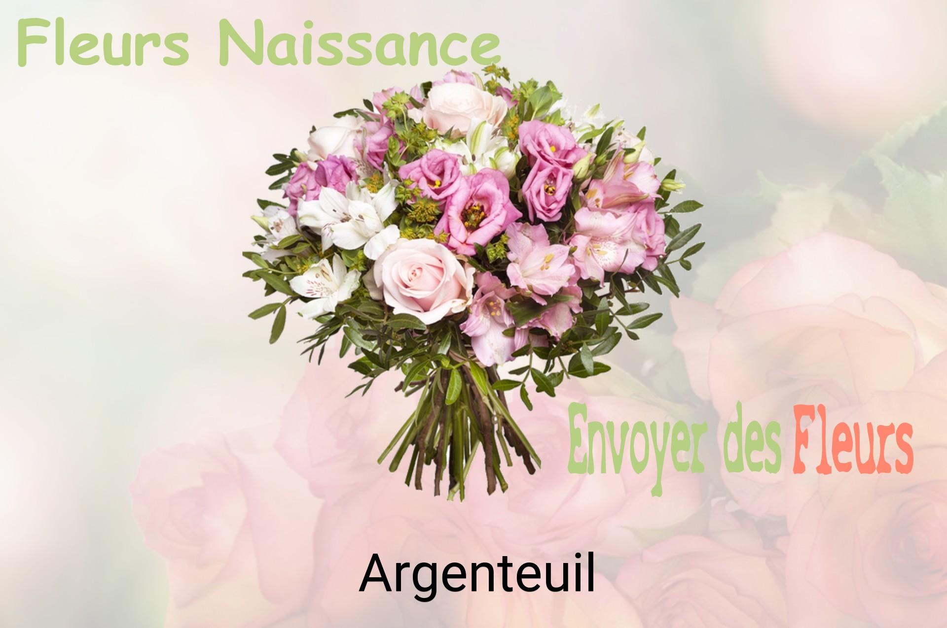 Bouquet de fleurs de naissance livré à Argenteuil